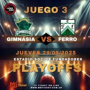 GIMNASIA FERRO PLAYOFF JUEGO 3
