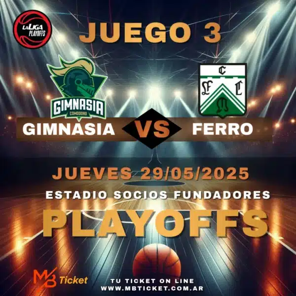 GIMNASIA FERRO PLAYOFF JUEGO 3