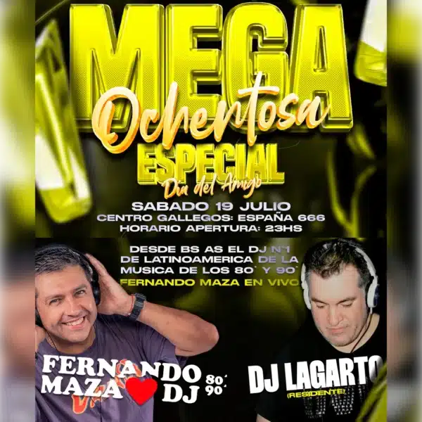MEGA OCHENTOSA ESPECIAL DIA DEL AMIGO