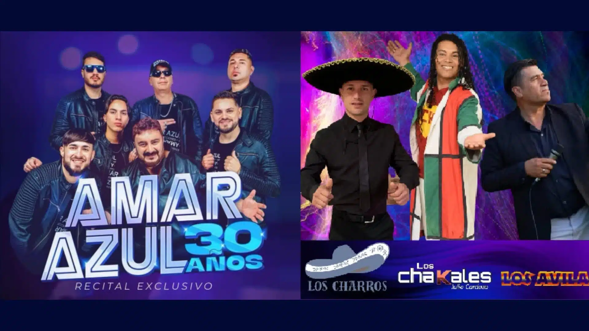 Amar Azul en vivo - Show musical